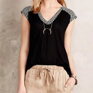 Anthropologie Daystripe Tee Size S